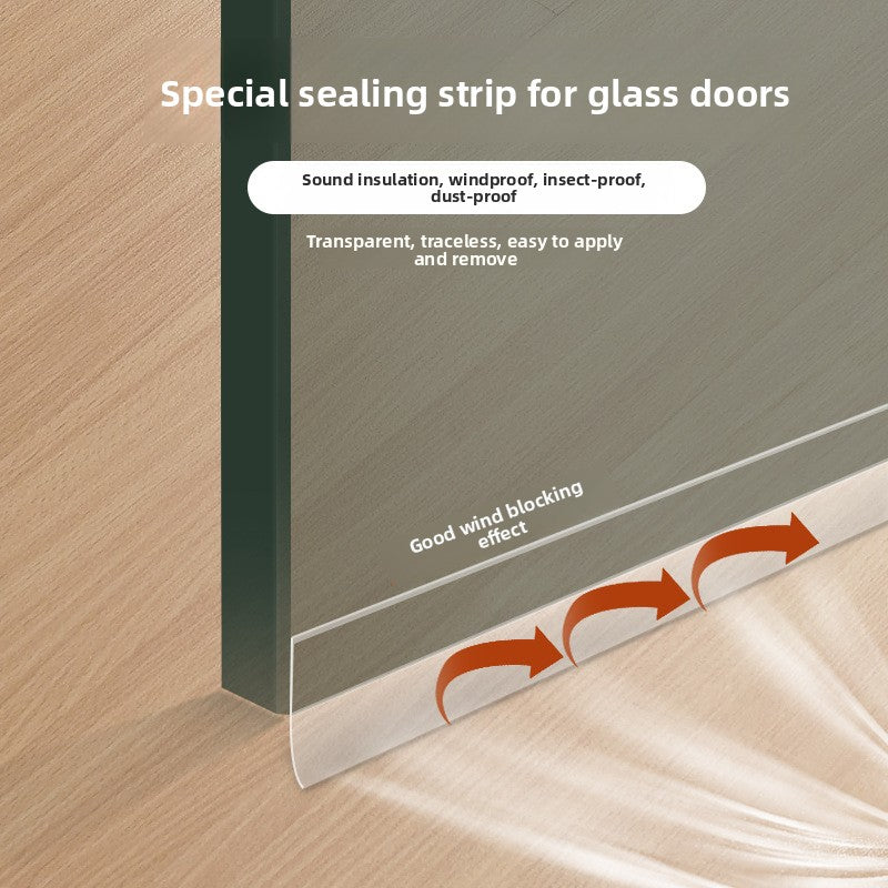 Self-adhesive door seal strip