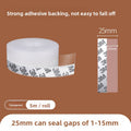 Self-adhesive door seal strip