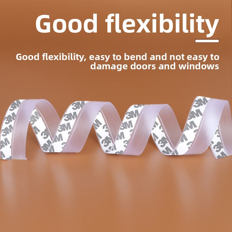 Self-adhesive door seal strip